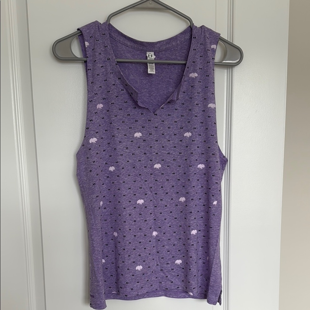 Under Armour Baltimore Ravens Purple Sleeveless Tank Top
